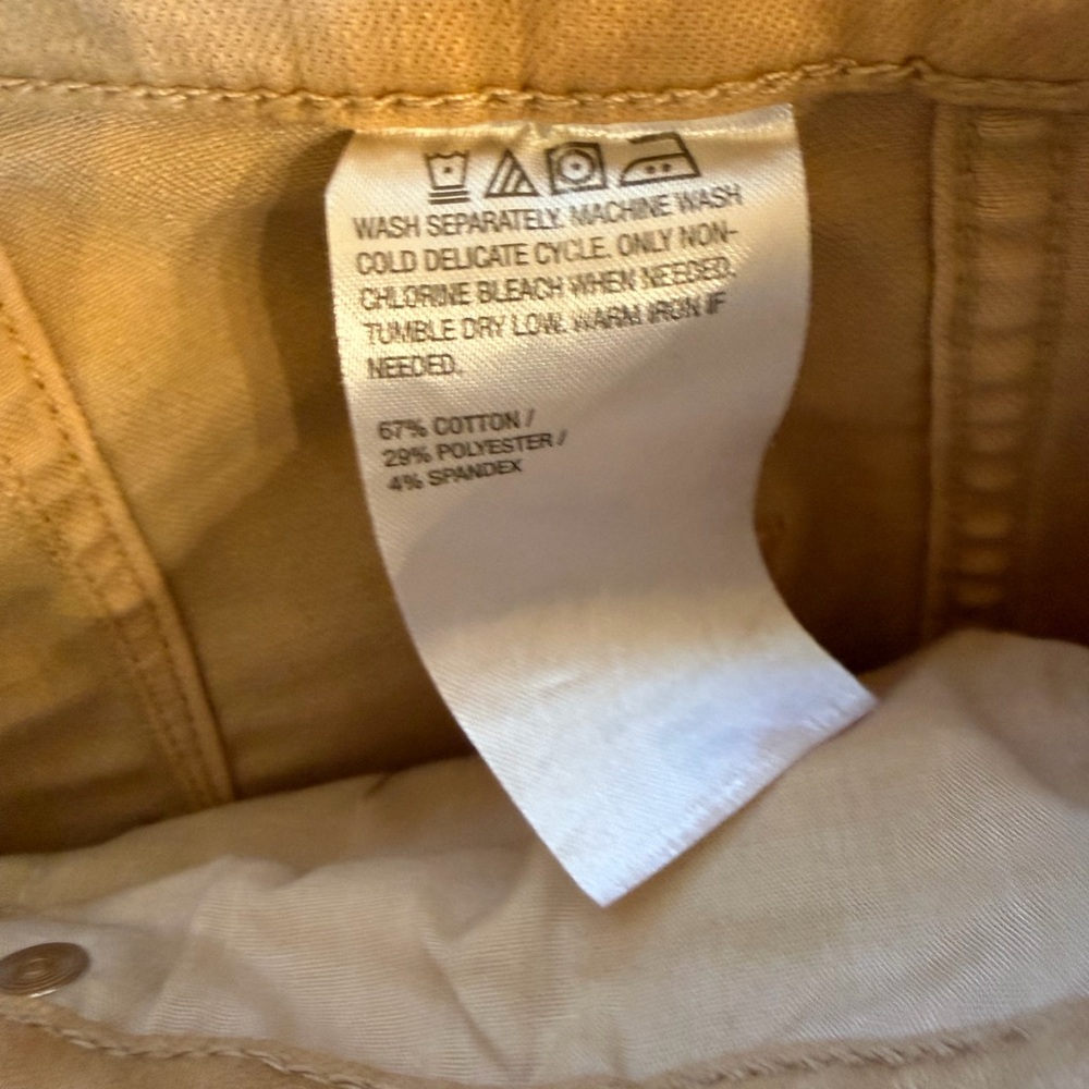 LOGO KHAKI Yellow‎ Denim Barrel Pants Size 18 WP - Picture 5 of 8